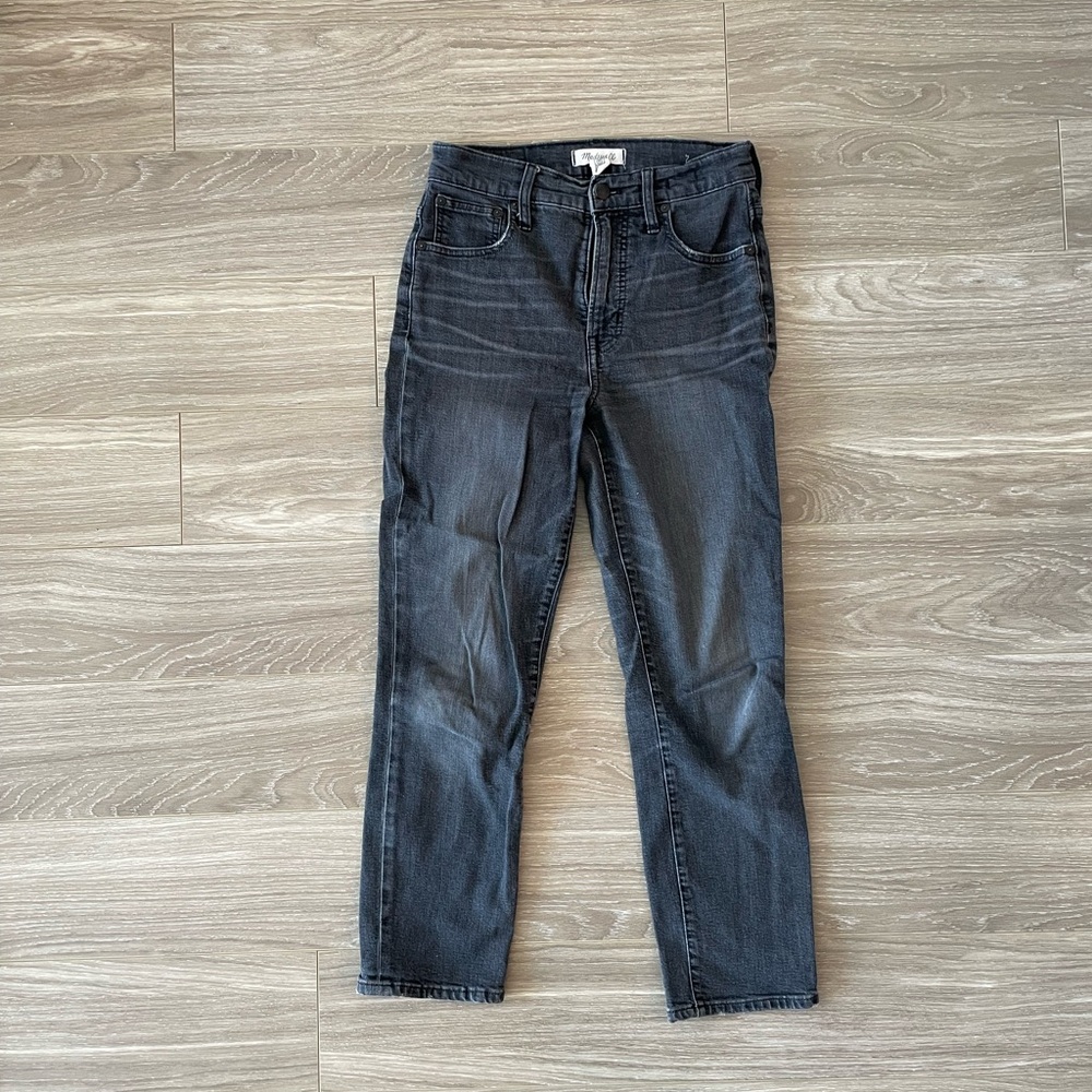 Women’s Gray Madewell The Perfect Vintage Crop Jean